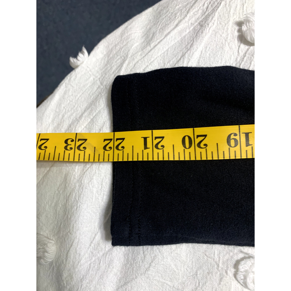MCX Signature Cardigan Women Medium Button Up Black Embroidered Artsy Vacation - Picture 9 of 11